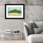 Koh Nang Yuan Sandbar Island Beach Wall Art