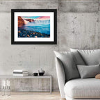Goðafoss Waterfall at Sunset Wall Art