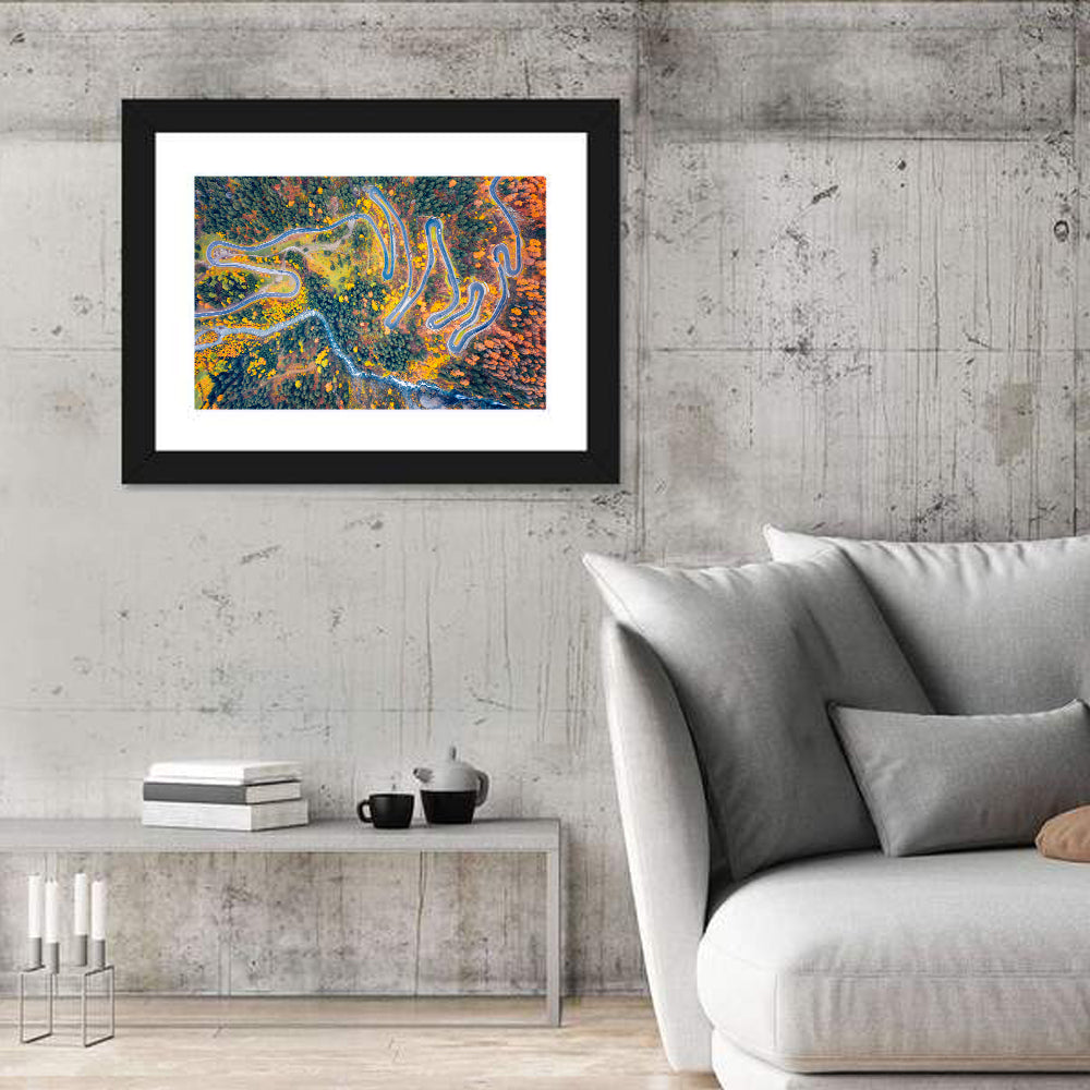 Maloya Pass Aerial View Wall Art
