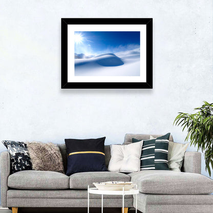 Snow & Clear Sky Wall Art