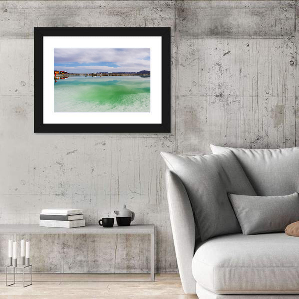 Emerald Salt Lake Wall Art