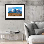 Chimborazo Rustic Mountain Landscape Wall Art