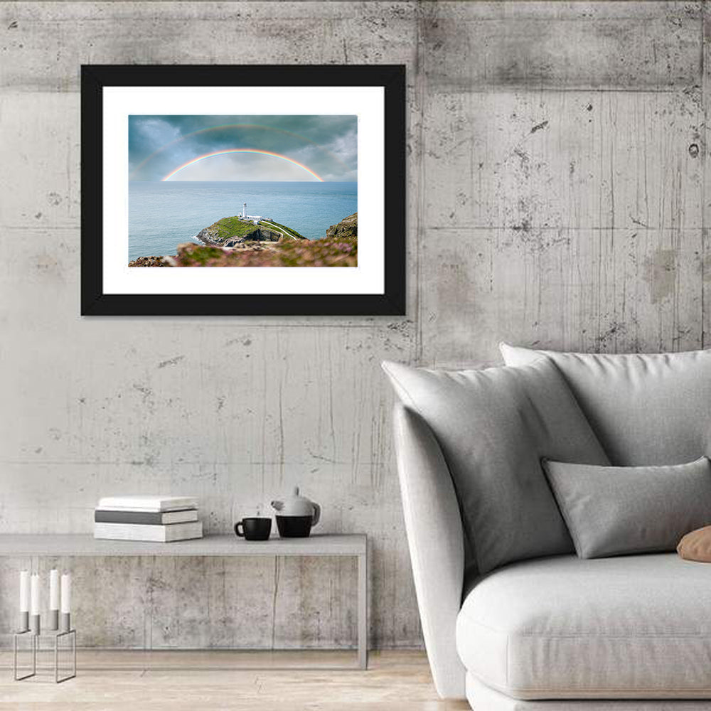 South Stack Lighthouse Coastline Wall Art