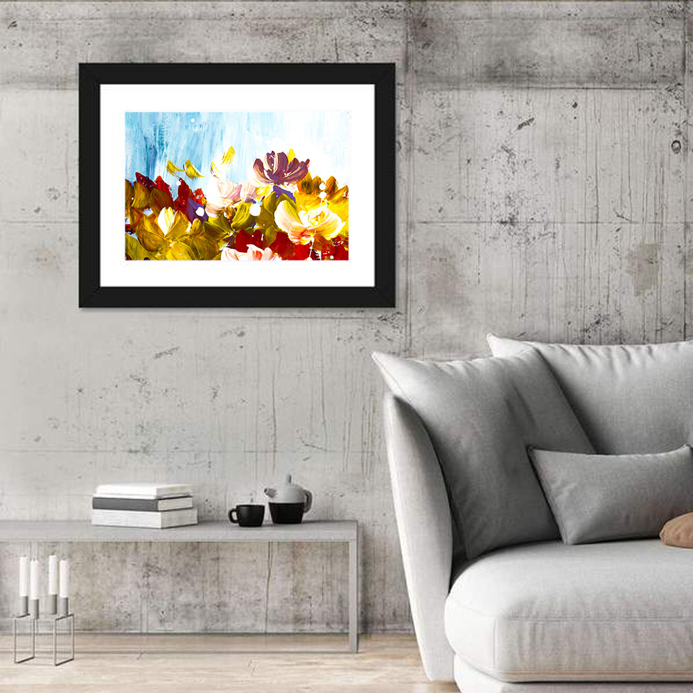 Impasto Floral Garden Wall Art