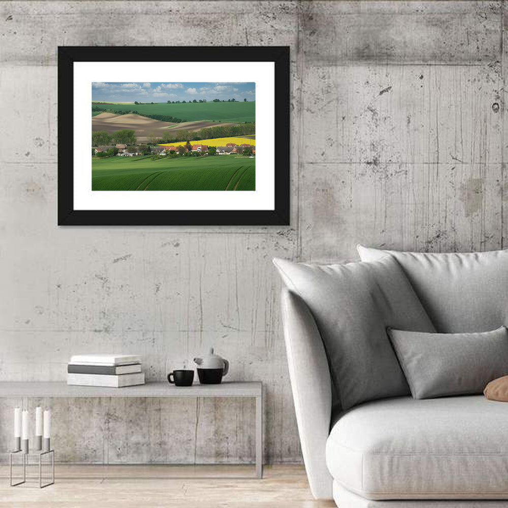 Gentle Moravian Hills Wall Art