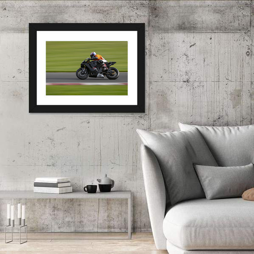 Motorcycle Racer No. 88 Wall Art