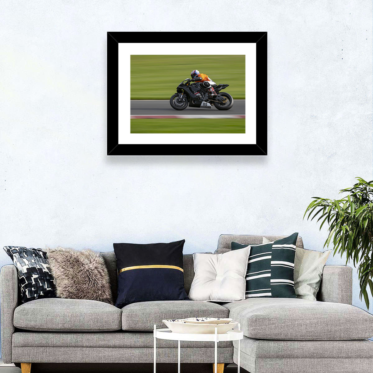 Racing Motorbike Wall Art