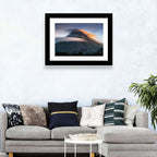 Mount Merapi at Dusk Wall Art