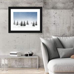 Winter Trees Landscape Wall Art