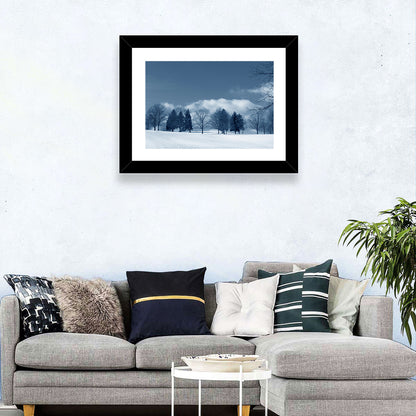 Snowy Winter Land Wall Art