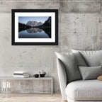 Zugspitze from Lake Seebensee Wall Art