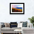 Alpine Rhododendron Meadow at Golden Hour Wall Art