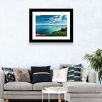 Coastal Cliffs Above a Turquoise Sea Wall Art