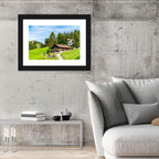 Wengen Alpine Chalet Path Wall Art