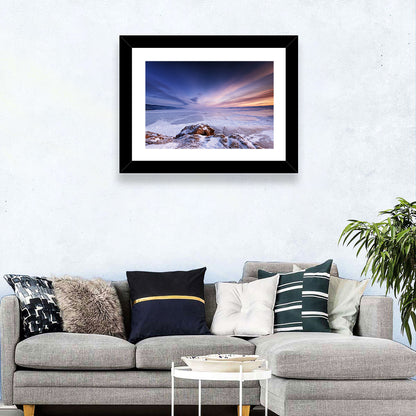 Frozen Baikal Lake Wall Art