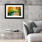 Plitvice Autumn Boardwalk Wall Art