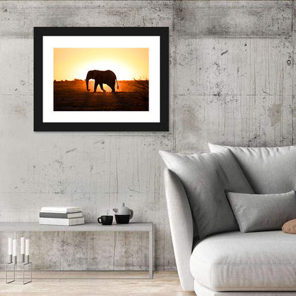 African Elephant Wall Art