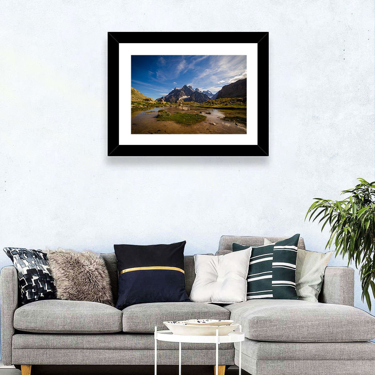 Way to Glacier Blanc Wall Art