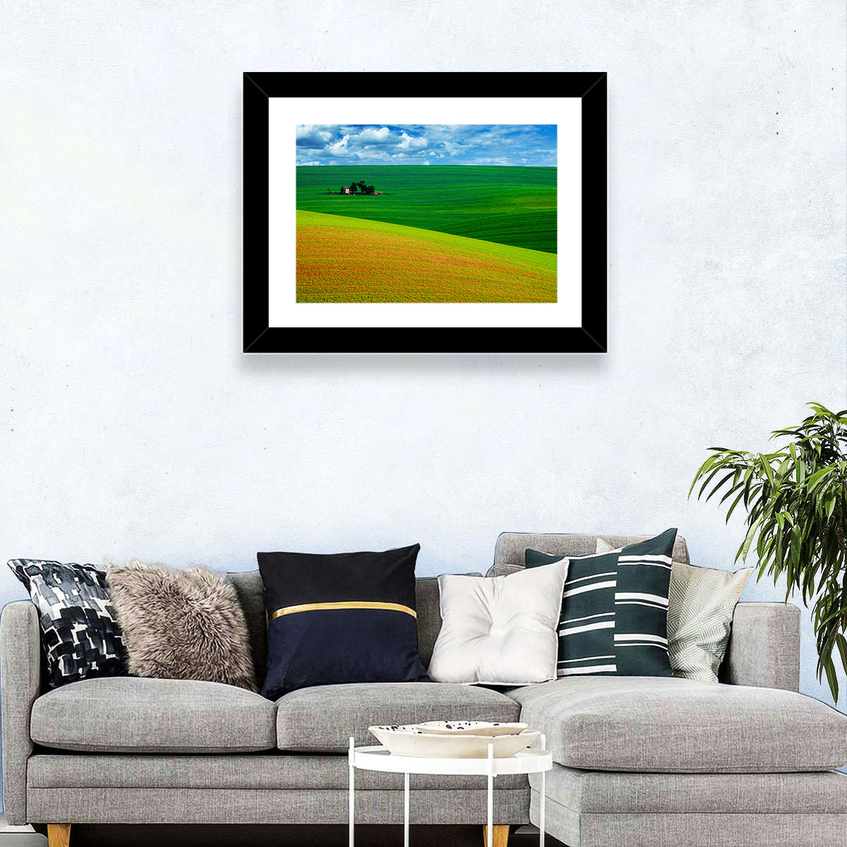 Green Fields Wall Art