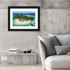 Cayo Levantado Aerial Beach Resort Wall Art