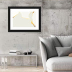 Golden Kintsugi Streams Wall Art