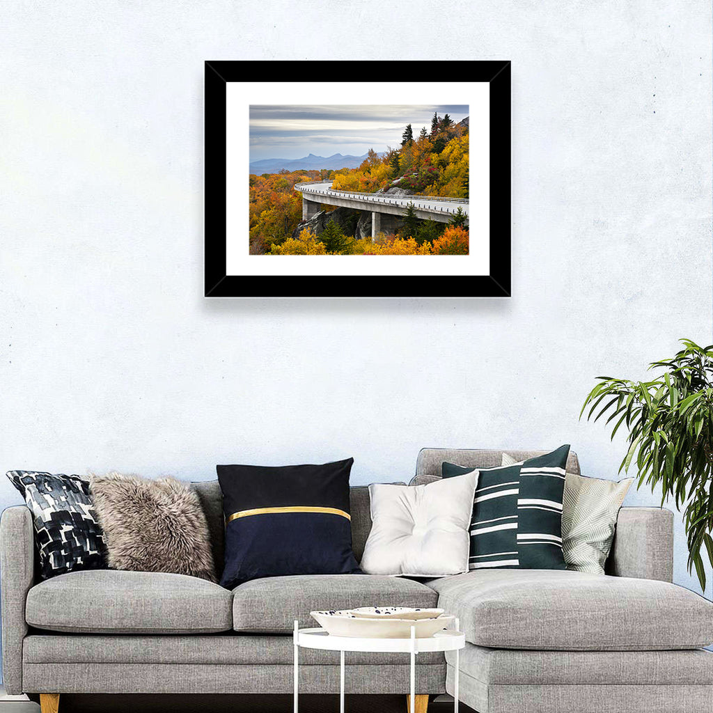Linn Cove Viaduct at Grandfather Mountain Wall Art