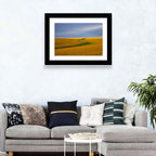 Golden Hour Soybean Field Wall Art