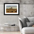 Rustic Provence Lavender Rows at Golden Hour Wall Art