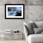 Rainbow Over Rushing River Wall Art