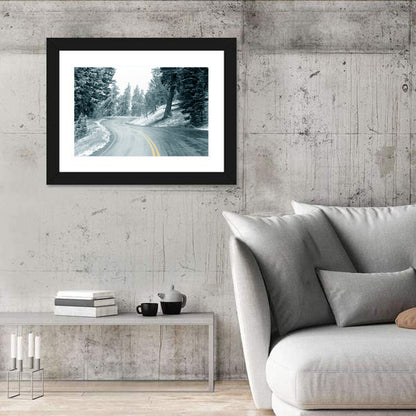 Snowy Highway Wall Art