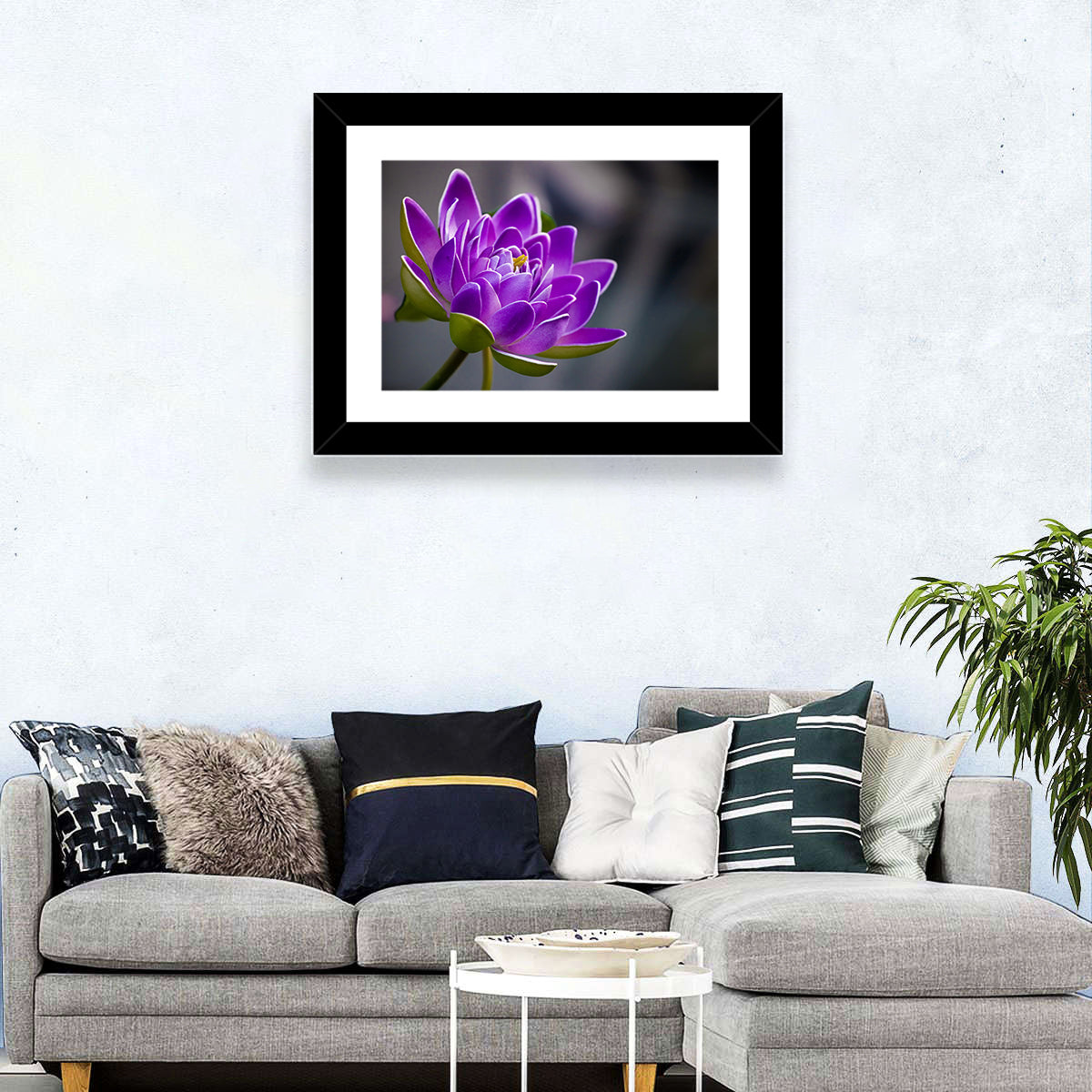 Purple Flower Wall Art