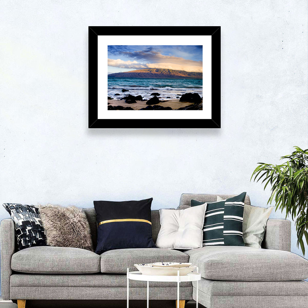 Kihei Golden Coastline Wall Art