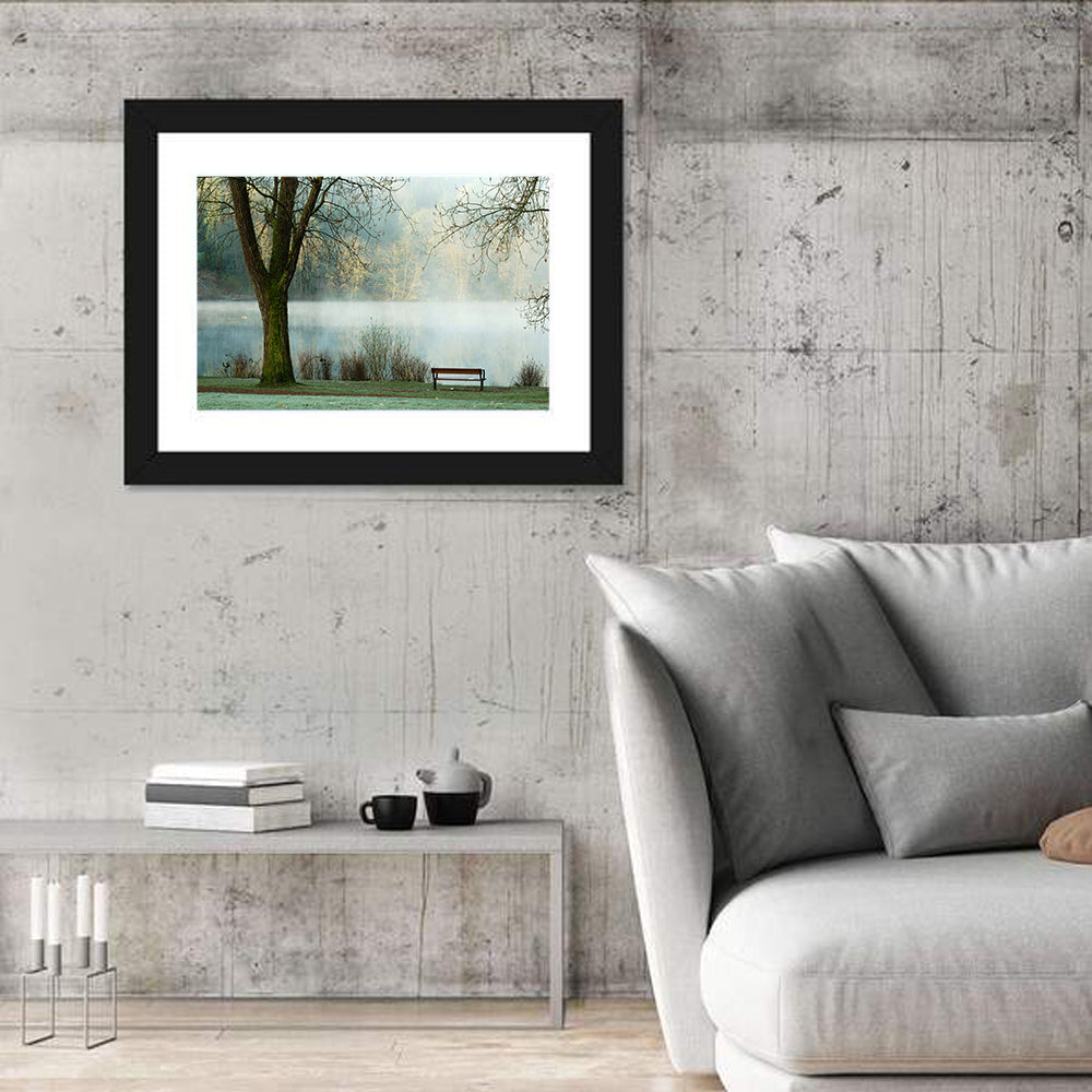 Deer Lake, Burnaby Wall Art in a room, landscape