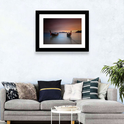 Phi Phi Island Boats Wall Art