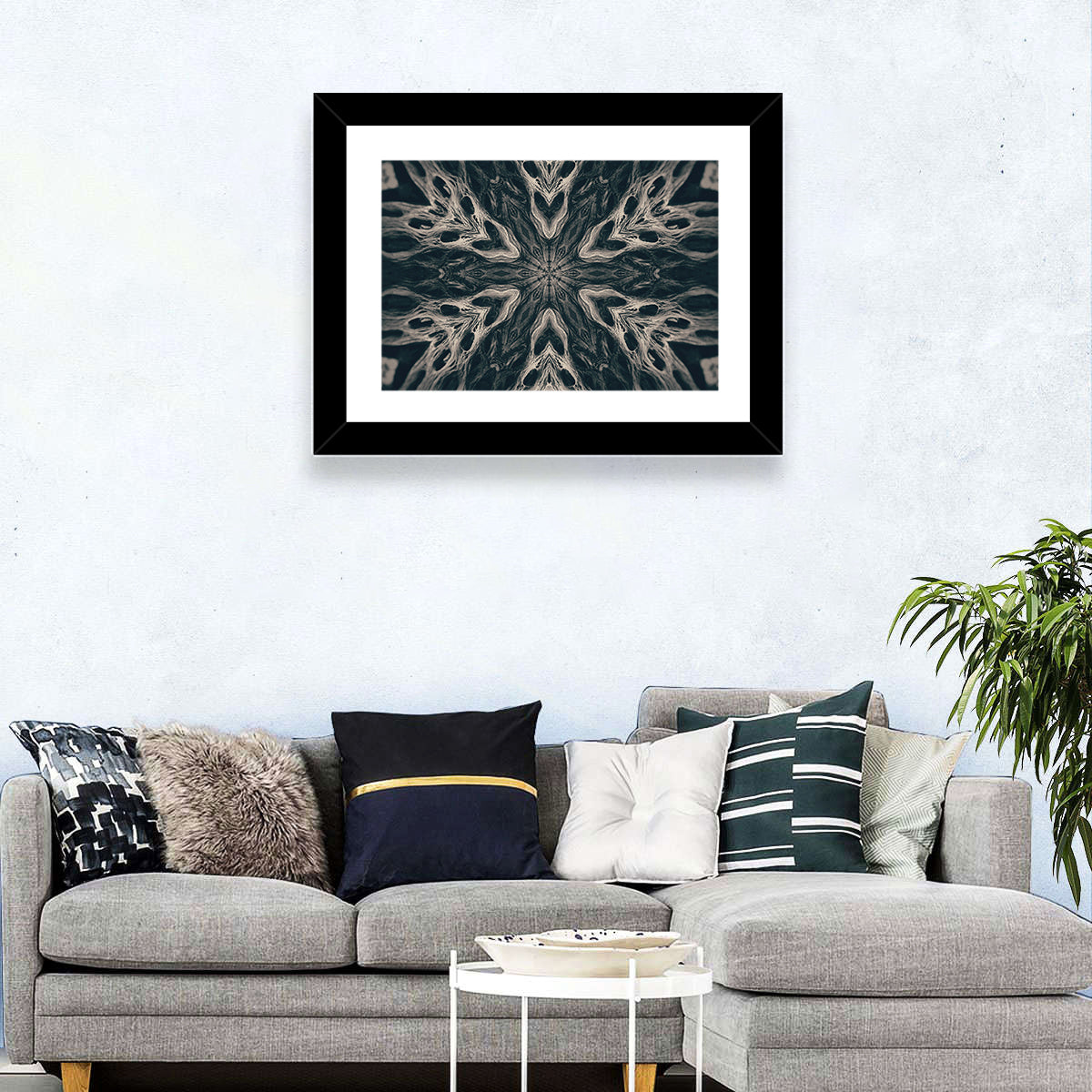 Gothic Demon Mandala Wall Art