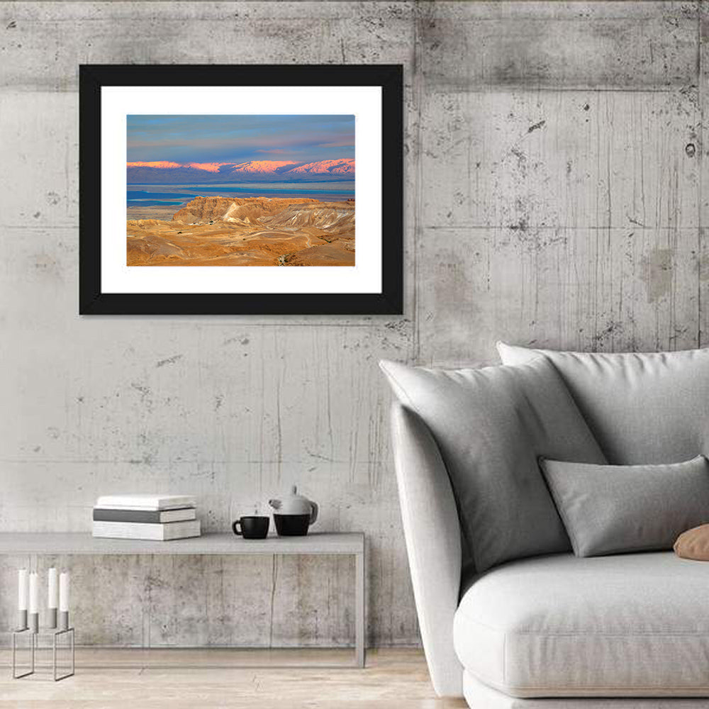 Masada Over the Dead Sea Wall Art