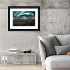 Lofoten Aurora Reflection Wall Art