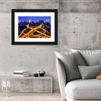 Hanyang District Interchange Nightscape Wall Art