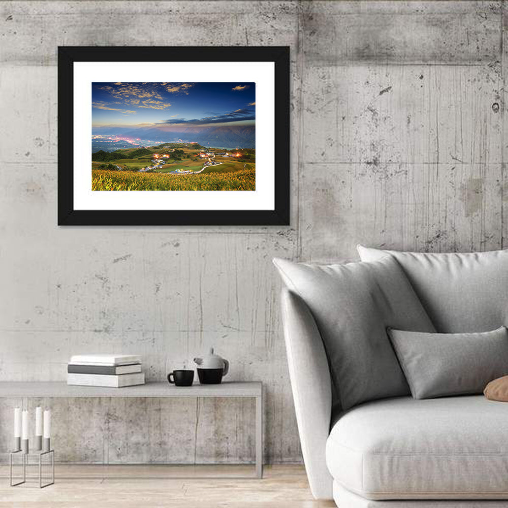 Sixty Stone Mountain Nightscape Wall Art