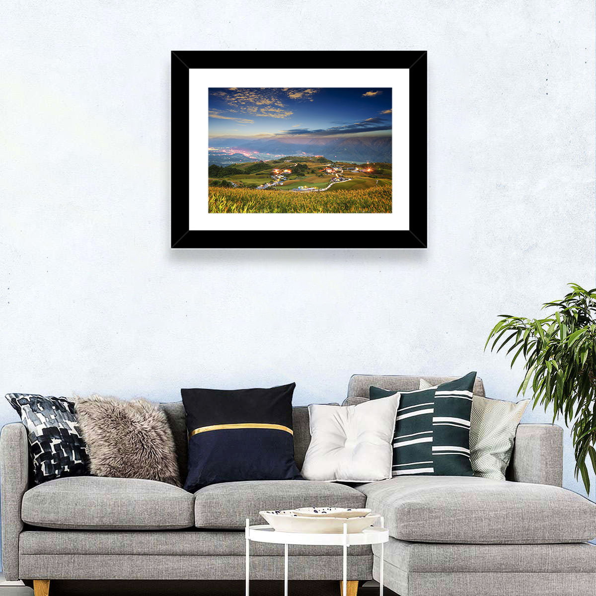 Sixty Stone Mountain Nightscape Wall Art