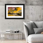 Coastal Storm Over Distant Water Wall Art