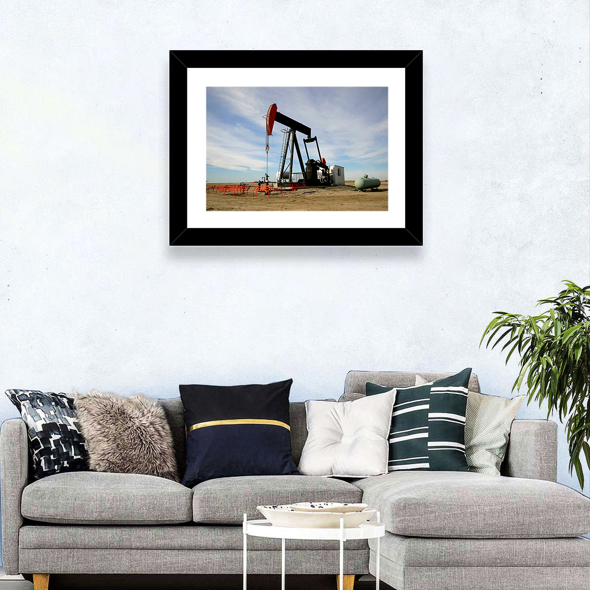Oil Pump Jack Wall Art
