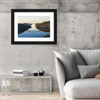 Svinesund Bridge at Golden Hour Wall Art