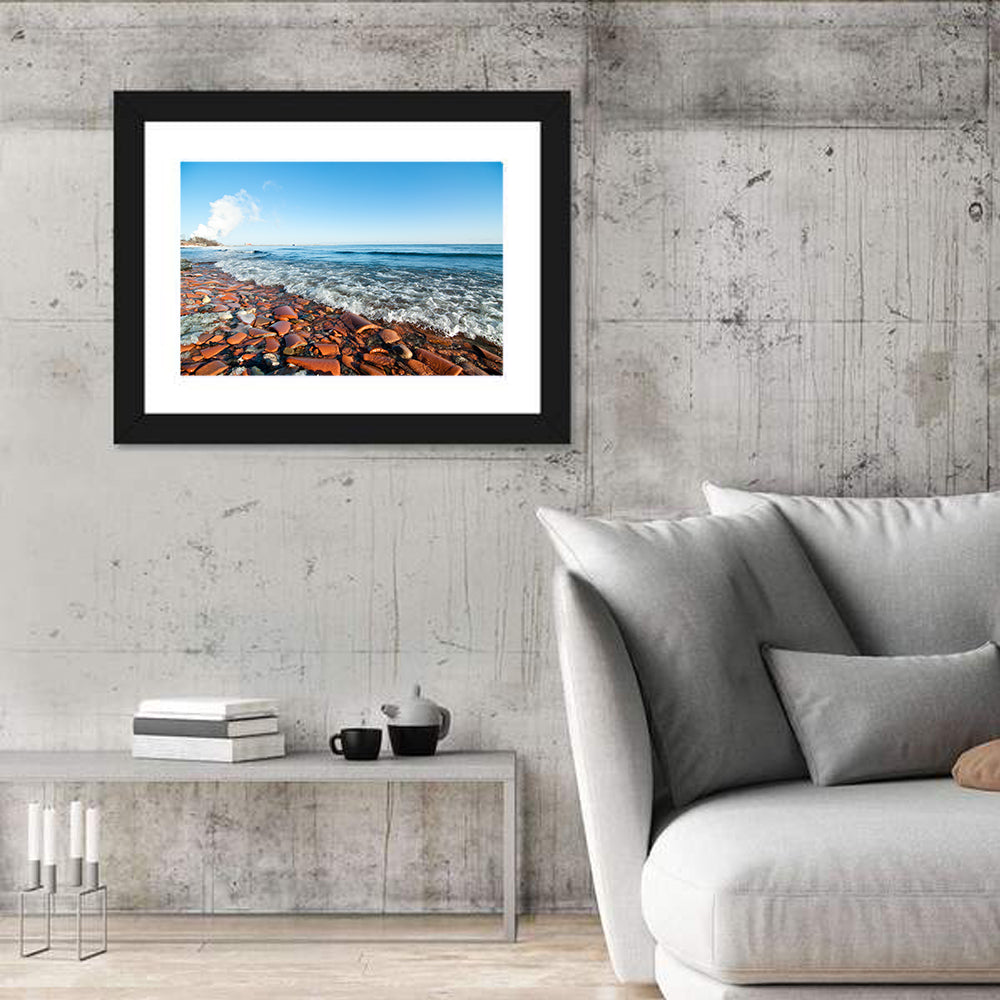 Lake Ontario Terracotta Shoreline Wall Art