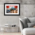 Khao Nor Maple Framed Peak Wall Art