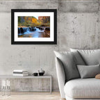 Autumn Stream at Zion Canyon Wall Art