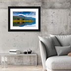 Lake Silvaplana with Crap Da Sass Wall Art