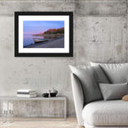 Lake Chapala Shoreline at Dusk Wall Art