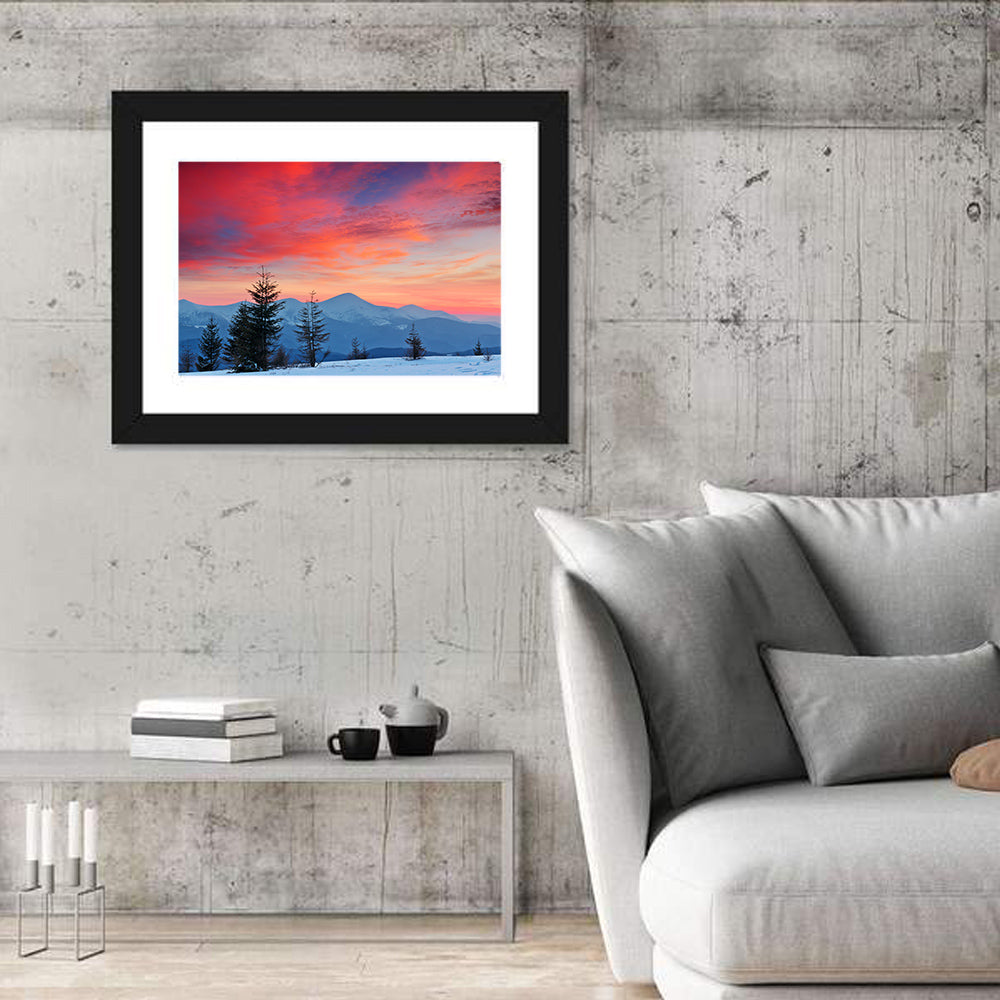 Chernogora Mountains at Sunset Wall Art