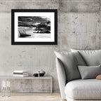 Bonsai Rock with Sunbeams Wall Art